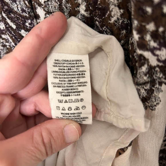 Free People v neck paisley babydoll dress - Picture 4 of 4